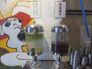 菅原油そば ベーシック@菅原油商店(東長崎駅)ドリンクコーナー