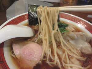 わんたん麺@中華そば いま瀬（大岡山駅）麺