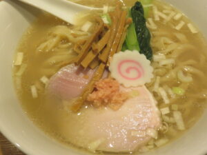 塩らぁ麺@薑麺香房 梅はら（立川北駅）具