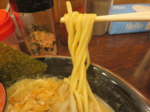 濃厚味噌ラーメン@味噌ラーメン 信玄みそ（聖蹟桜ヶ丘駅）麺