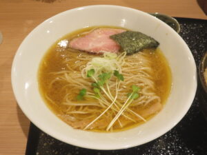 中華そば(細めん)@天ぷらと酒肴 深綠栽(新小岩駅)ビジュアル