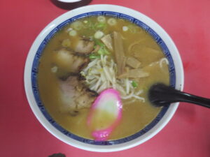 味噌ラーメン@ラーメン 富新(網走駅)ビジュアル:トップ