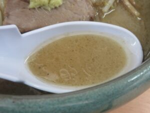 味噌らーめん@麺屋 彩未(美園駅)スープ