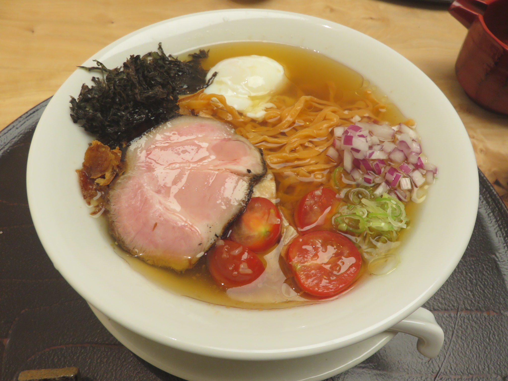 煮干しと宍道湖蜆の冷やし麺@RAMEN TUNE（高輪台駅）ビジュアル