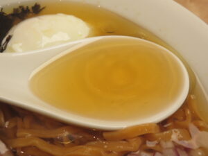 煮干しと宍道湖蜆の冷やし麺@RAMEN TUNE（高輪台駅）スープ
