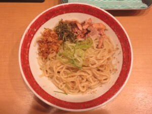 油そば(大盛)@麺屋 籠谷(中野新橋駅)ビジュアル:トップ