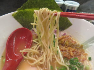 濃厚鶏白湯そば@4C / PAITANG TOKYO(蒲田駅)麺