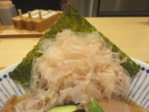 冷やし出汁そば(白醤油)@麺屋 猪一 神楽坂(牛込神楽坂駅)具:海苔