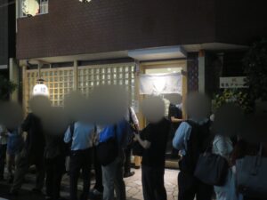 冷やし出汁そば(白醤油)@麺屋 猪一 神楽坂(牛込神楽坂駅)外観