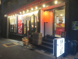 ラーメン（並）@ラーメン あざぶ家（六本木駅）外観