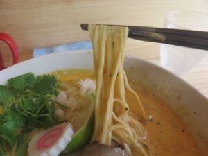 トムヤムヌードル@クラチキ(小田急相模原駅)麺