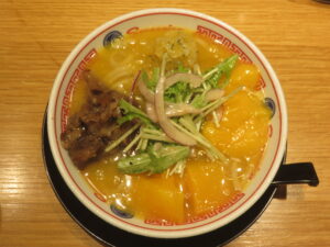 常夏マンゴーの冷やし麺2026@うまかめん 麹町本舗（麹町駅）ビジュアル：トップ