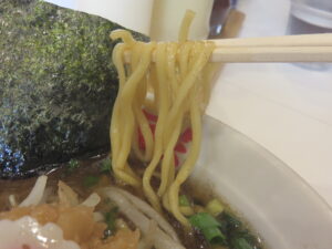 マー油とんこつ@ラーメン ナカジー(仮)(金町駅)麺