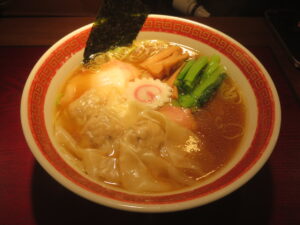 ワンタン麺@麺創庵 砂田（井荻駅）ビジュアル