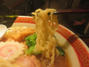 ワンタン麺@麺創庵 砂田（井荻駅）麺