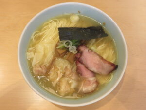 ミックスワンタン麺（塩）@立川 石ゃ森（西国立駅）ビジュアル：トップ