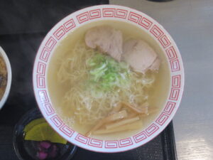 しおラーメン@一福(厚岸駅)ビジュアル:トップ