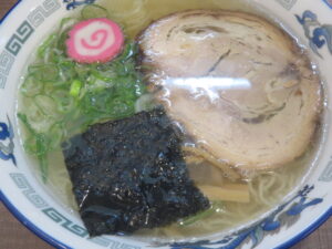 塩ラーメン@ラーメン屋 夏堀（釧路駅）具