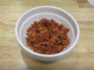 汁なし中華(1玉)@麺と丼の店 からたち(千歳烏山駅)ざくざく辣油