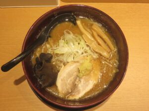 札幌濃厚味噌らーめん（並盛）@札幌みその 五反田店（五反田駅）ビジュアル：トップ