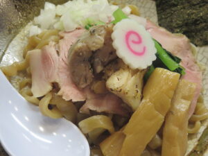 出汁あぶらそば@節貝麺 和のいつ花（栃木駅）具